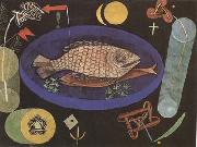 Paul Klee Around the Fish (mk09) oil painting